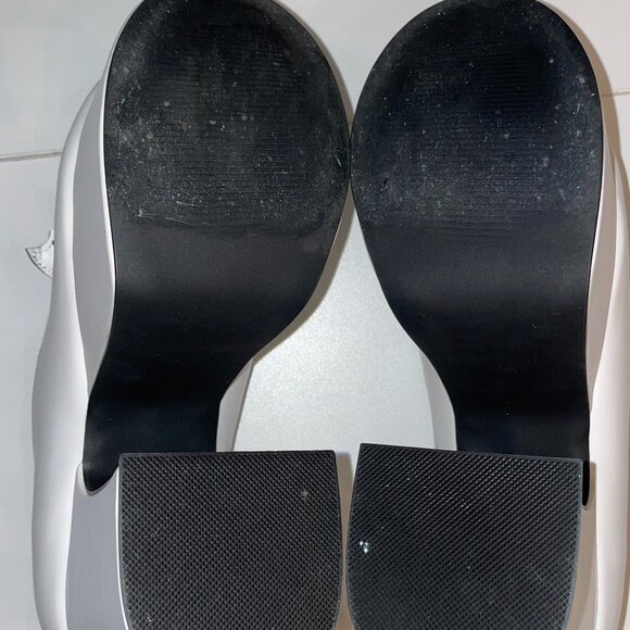 Strange Cvlt Banshee Platform Loafers in Bat White, Size 6 - Picture 8 of 10